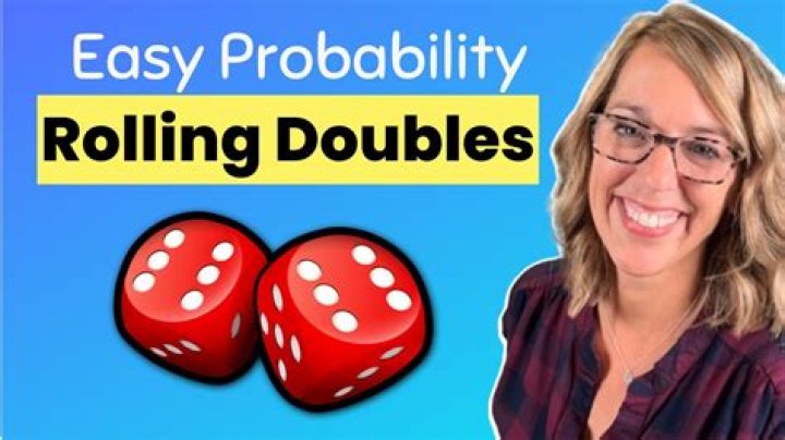 What is the probability of rolling two dice and getting doubles?