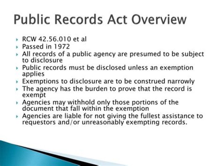 What is the Public Records Act 1958 and 1967?