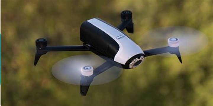 What is the range of a parrot Bebop drone?