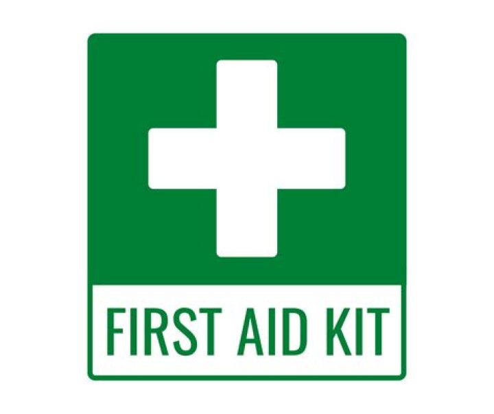 What is the signage for first aid?