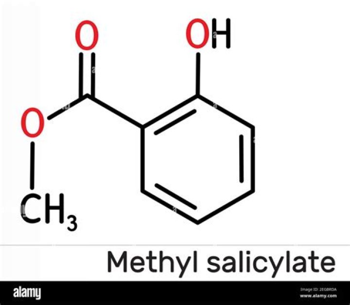 What is the structure of methyl salicylate?