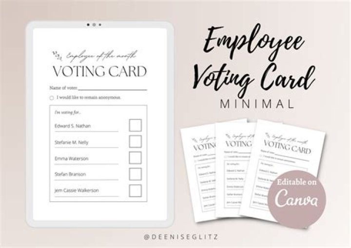 What is the voting card?
