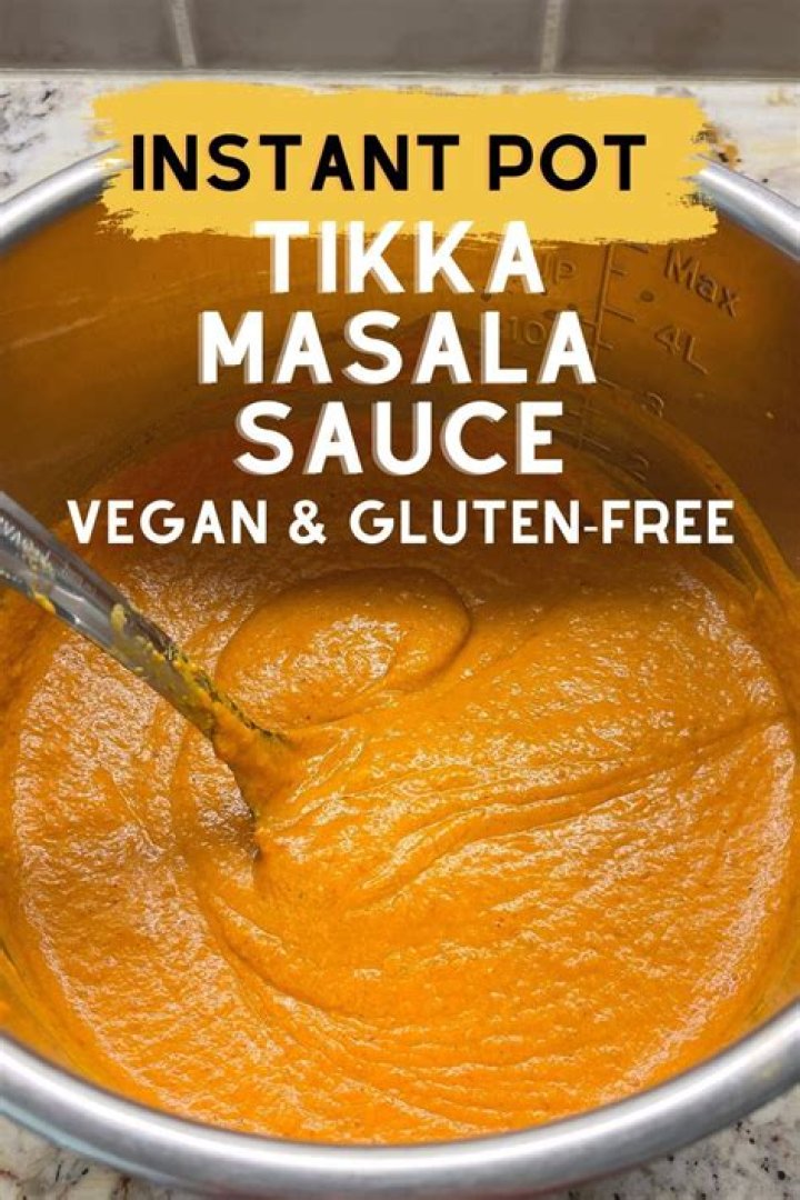 What is tikka masala sauce made of?