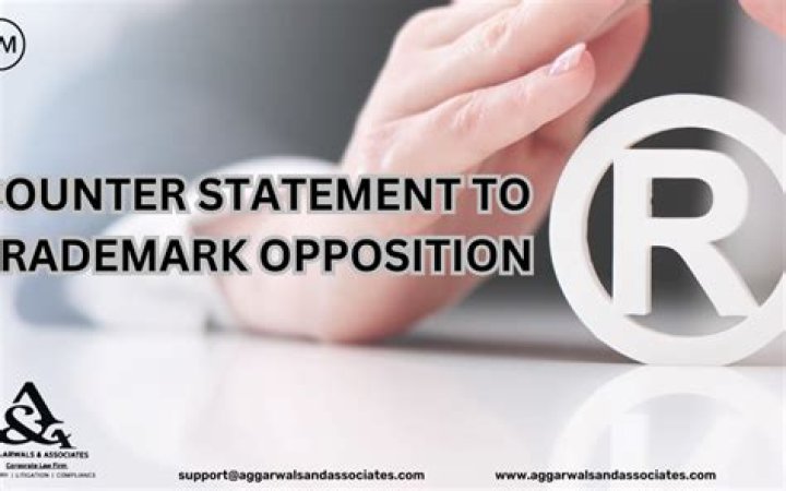 What is trademark counter statement?