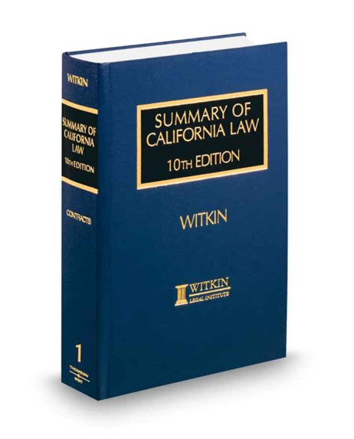 What is witkin Summary of California law?