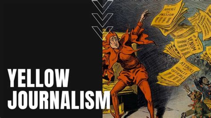What is yellow journalism associated with?