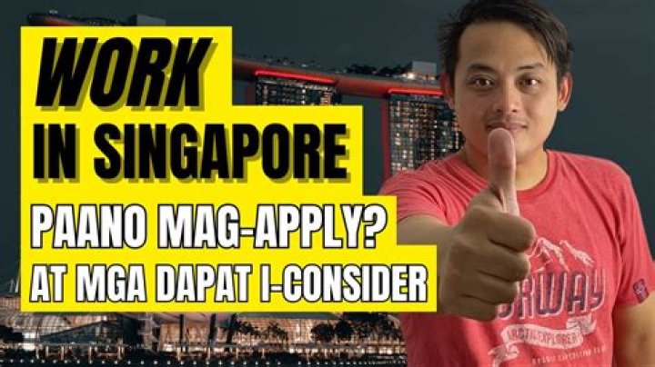 What kind of jobs are there in Singapore for Filipinos?
