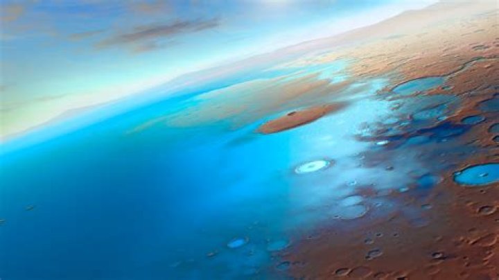 What kind of landscape does Mars have?