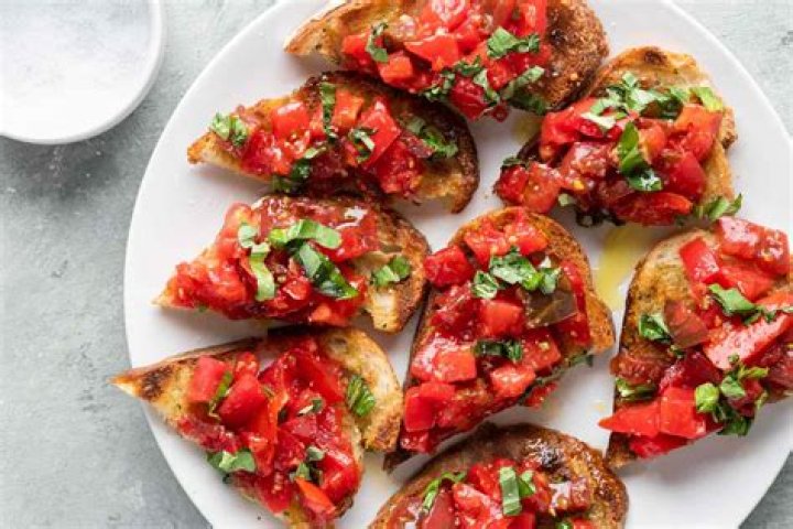 What kind of meat is bruschetta?
