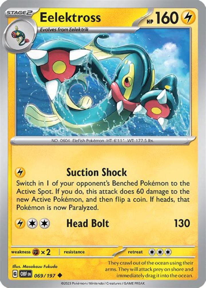 What kind of Pokemon is eelektrik?