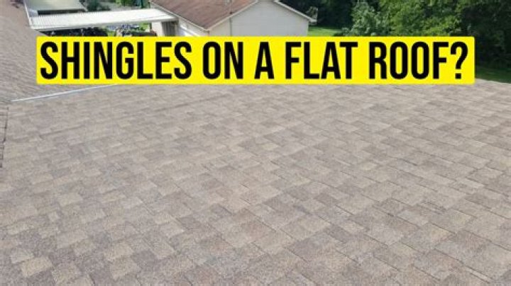 What kind of shingles do I need for a flat roof?