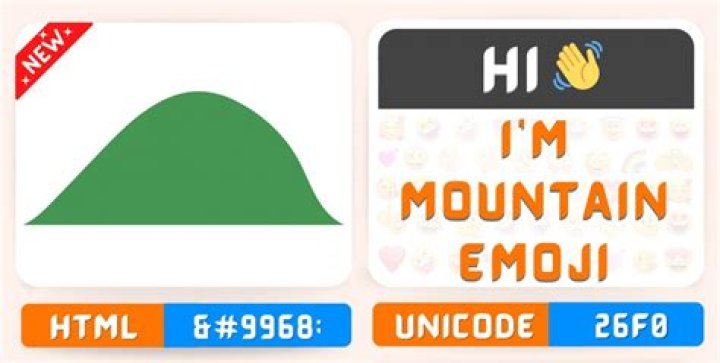 What mountain is the mountain emoji?