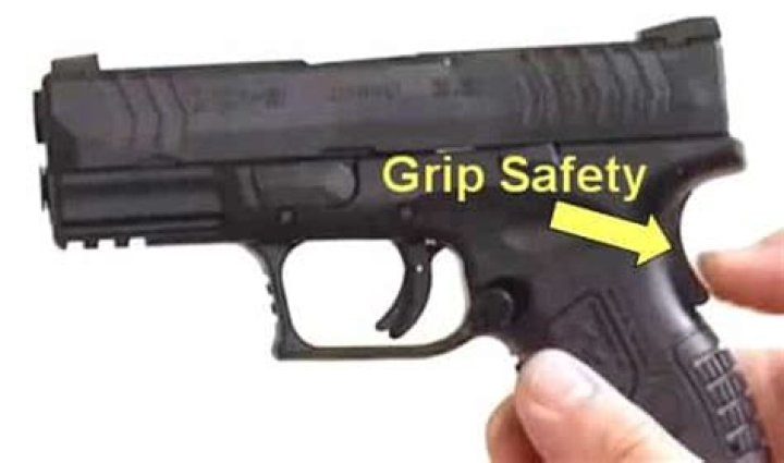 What pistols have grip safeties?