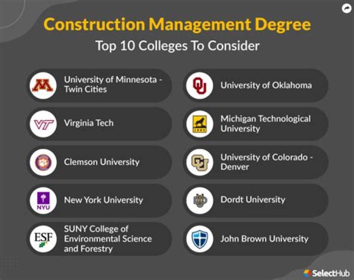 What schools offer construction management degrees in Florida?