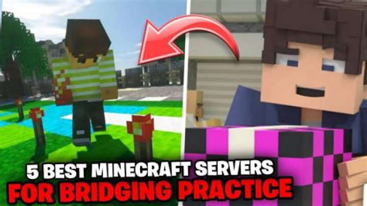 What server can I practice bridges on in Minecraft?