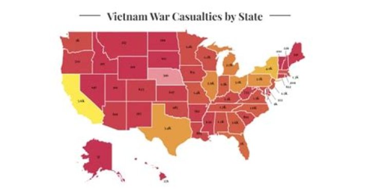 What state has the most war casualties?
