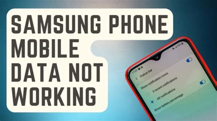 What to do if mobile data is not turning on?