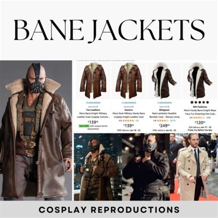 What type of jacket does Bane wear?