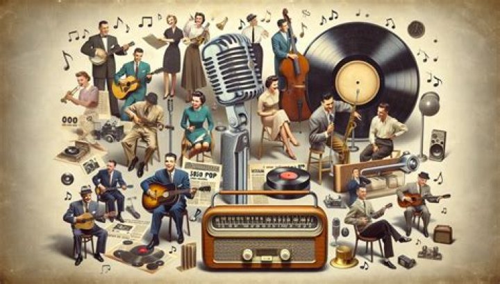 What type of music was popular in 1955?