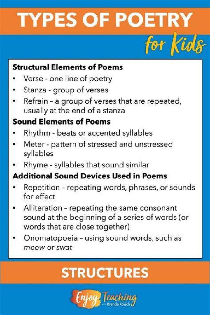 What type of poems are there for kids?