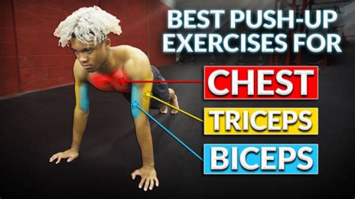 What variation of push-up is best for chest?