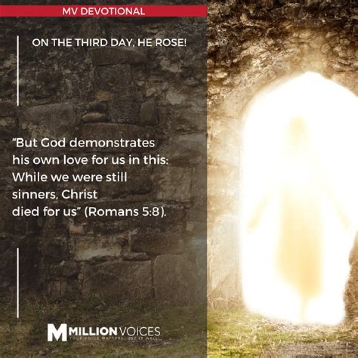 What verse says Jesus rose on the third day?