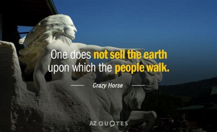 What was Crazy Horse famous quote?