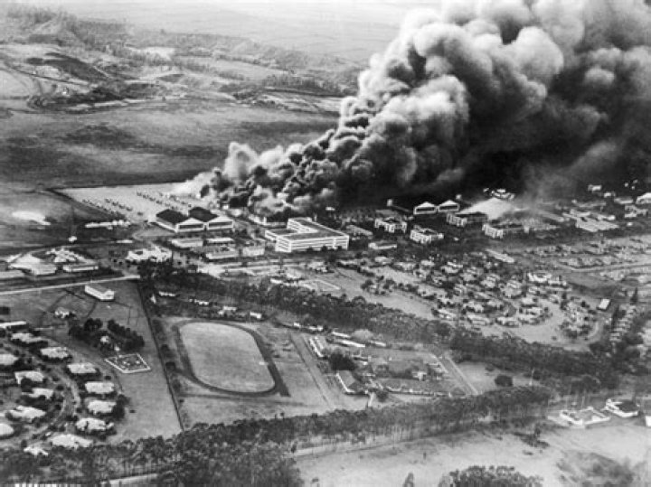 What was firebombing in ww2?