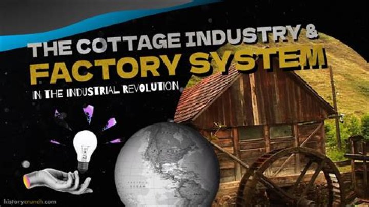 What was one of the reasons why the factory system replaced the domestic cottage system in England?