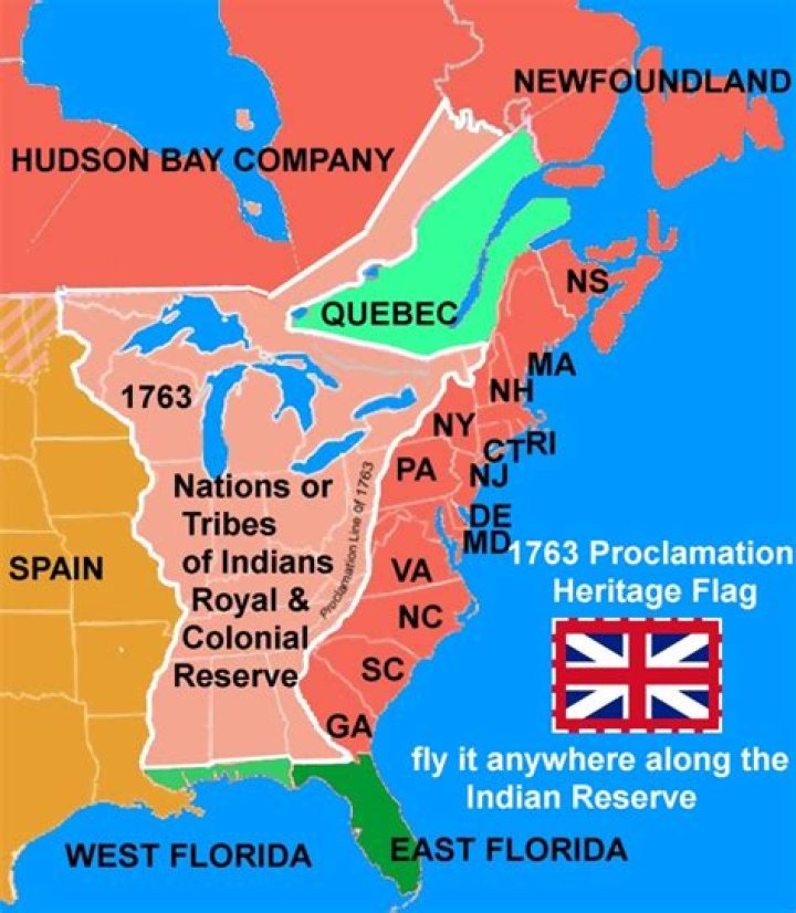 What was the Land Proclamation of 1763?