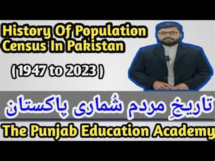 What was the last census in Pakistan?