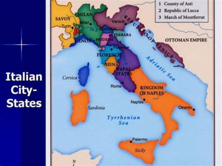 What was the major reason for the economic decline of the Italian city states during the 17th century?