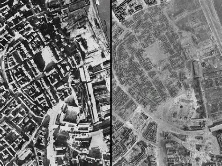 What was the population of Warsaw before and after ww2?