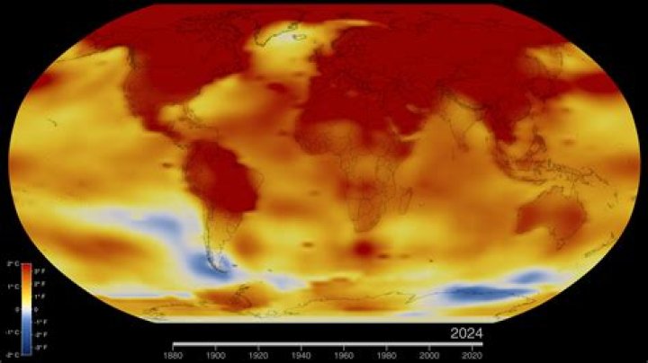 What was the temperature in 2007?