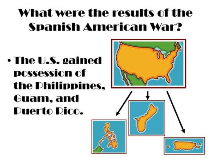 What were 5 results of the Spanish American War?