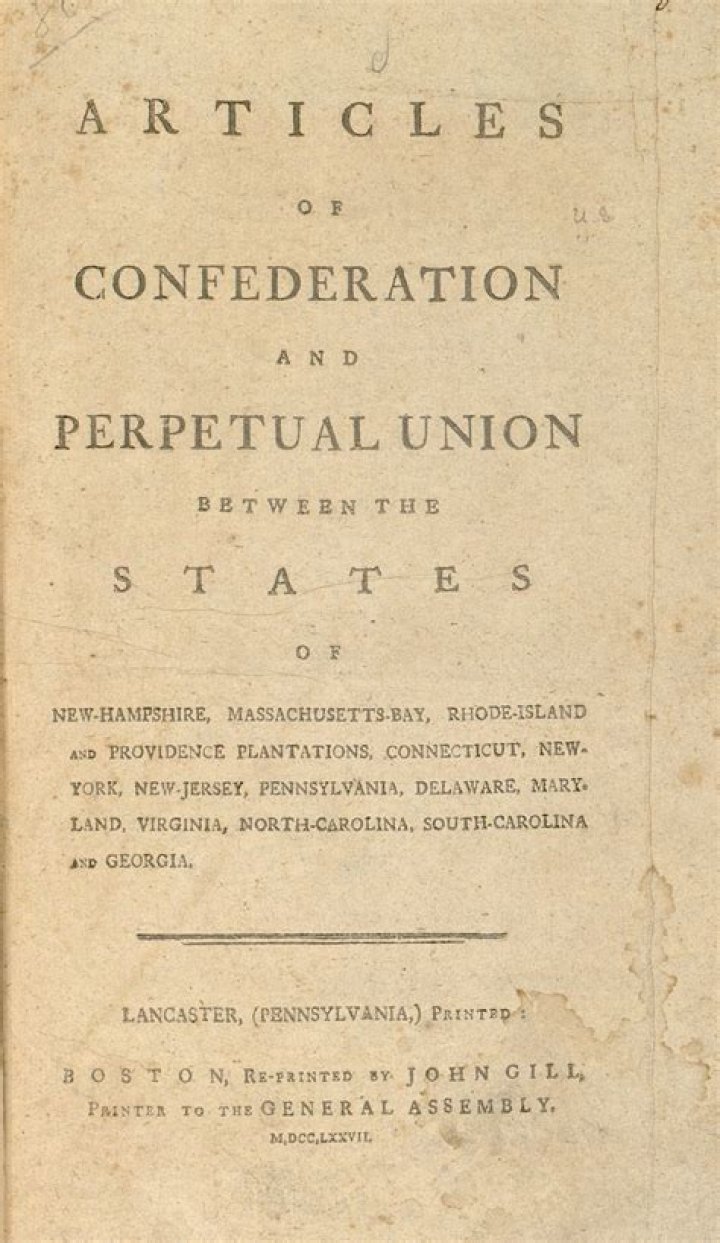 What were some major problems the US had under the Articles of Confederation?
