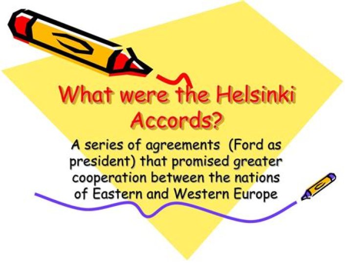 What were the Helsinki Accords?