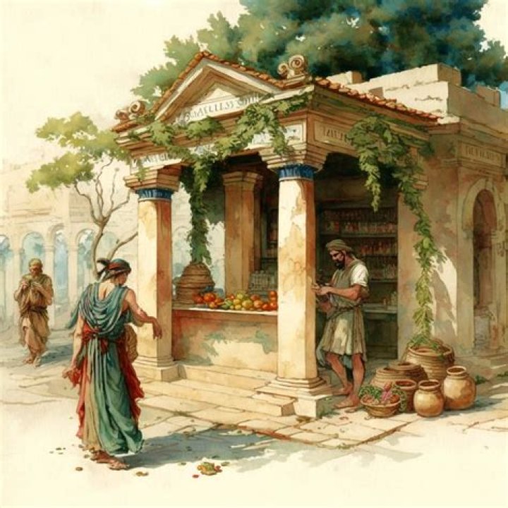 What were three important industries in ancient Greece?