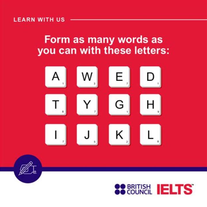 What words can I make with these letters countdown?
