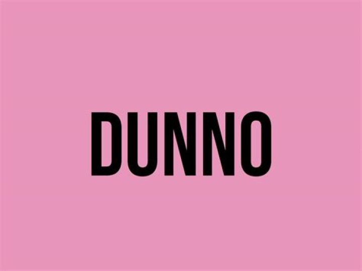Whats does dunno mean?