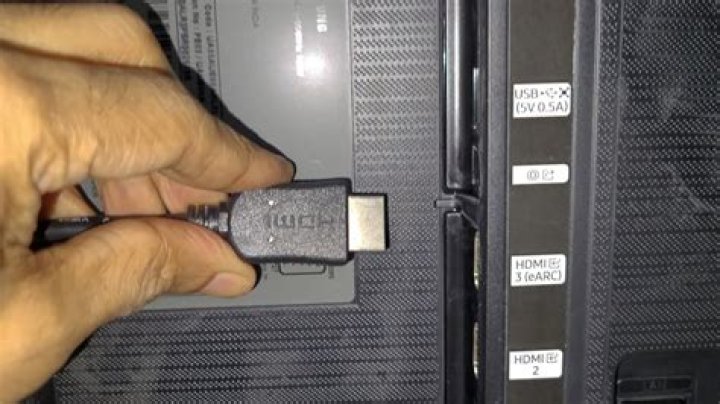 Where are the HDMI ports on a Samsung smart TV?