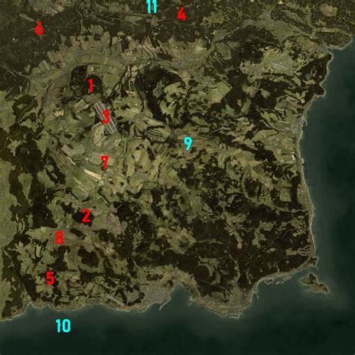 Where are the military bases in DayZ?