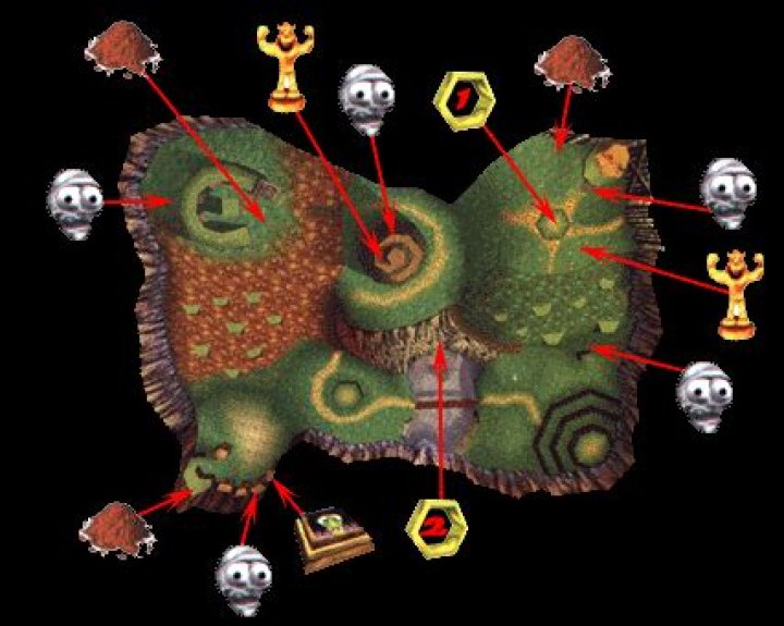 Where can I find mumbo tokens in Banjo-Kazooie?