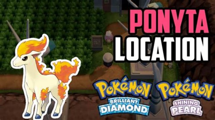 Where can I find Ponyta in Pokemon Pearl?