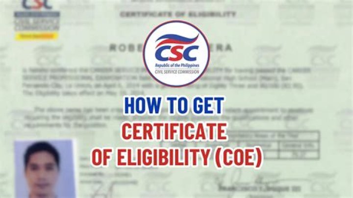 Where can I get my CSC Certificate of Eligibility?