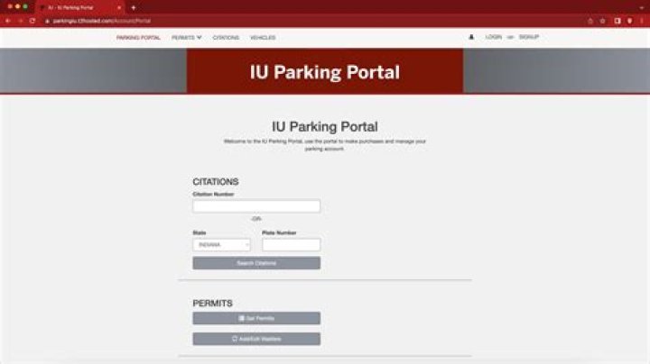 Where can I park with a student parking pass IU?