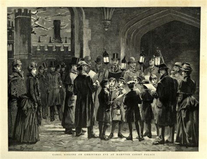 Where did caroling originate?