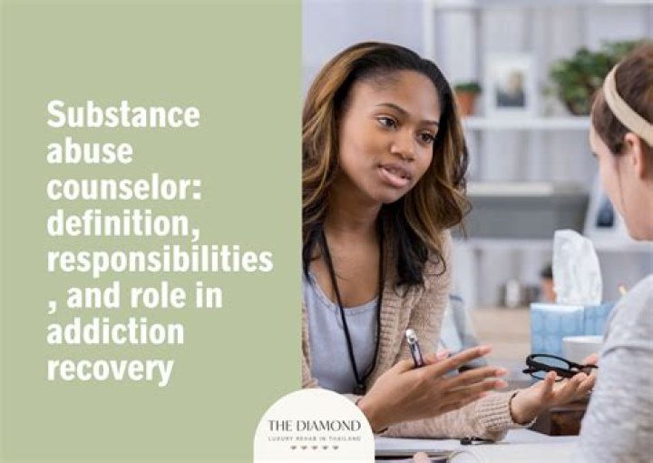 Where does a substance abuse counselor work?