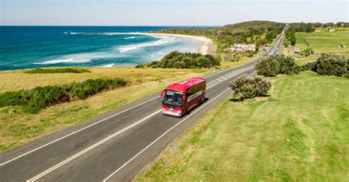Where does Greyhound bus leave from Airlie Beach?