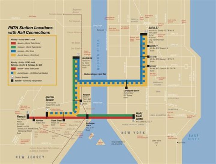 Where does the E train run?